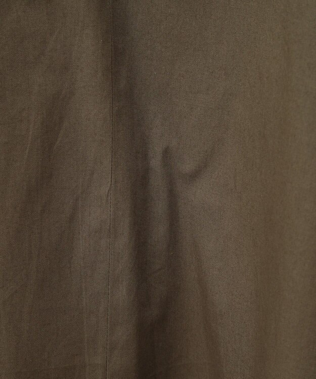 CRAFT STANDARD BOUTIQUE 刺繍入りツイルＶネックチュニック Khaki