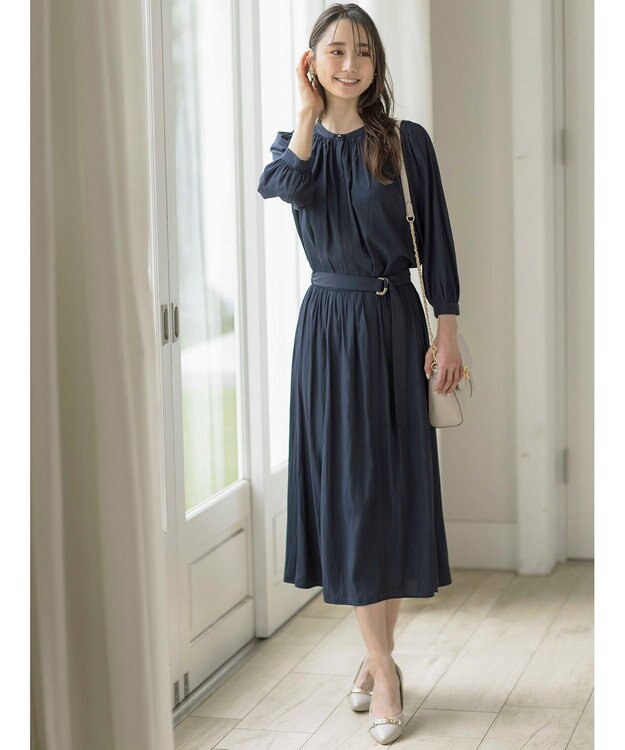 ANY SIS 【全骨格対応】セットアップ ワンピース ネイビー