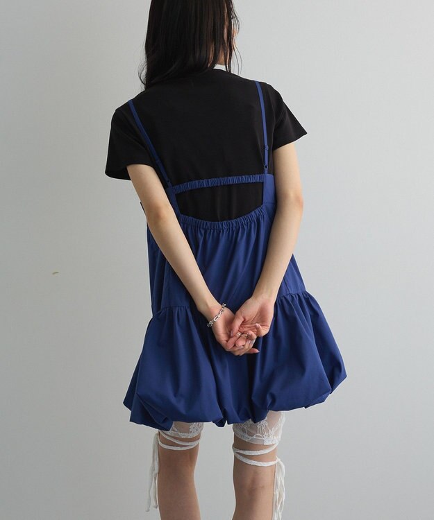 Green Parks 裾バルーンキャミワンピース Blue