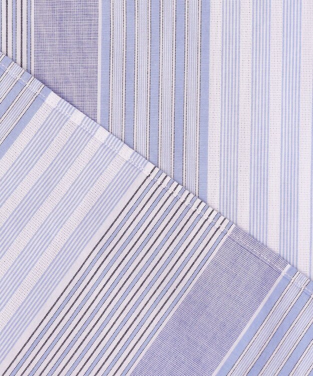 J.PRESS YORK STREET 【UNISEX】マルチストライプ シャツ サックスブルー系7