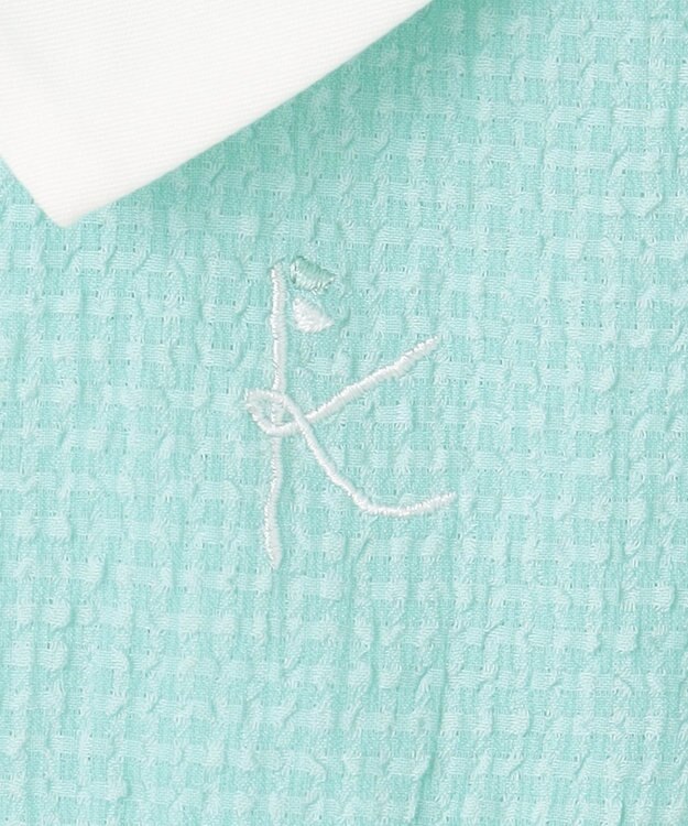 組曲 KIDS 【150-160㎝】ティアード チュニック ターコイズブルー