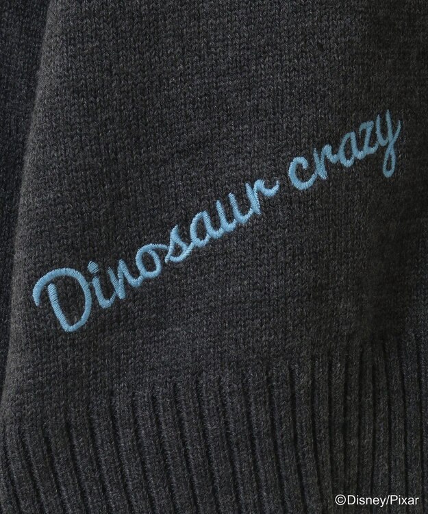 Green Parks トイストーリー／ワッペンショート丈カーディガン Gray Mixture