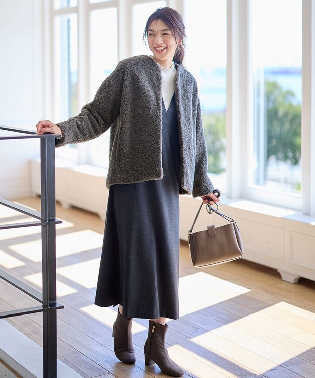 ANY 【洗濯機可】ウォームニットフリルプルオーバー オフ