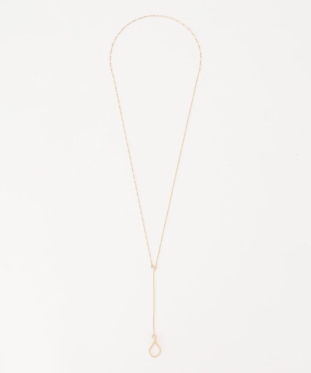 J.PRESS LADIES 【3way】チェーンラリエット ネックレス ゴールド系