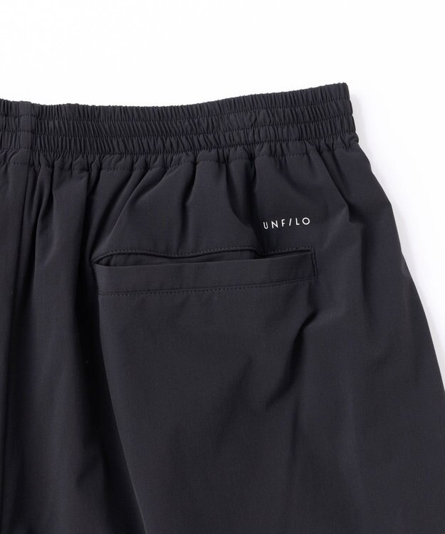 UNFILO ハイストレッチムーブ ワイドパンツ ブラック