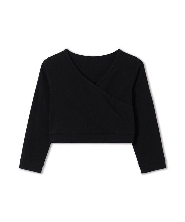 Chacott カシュクールトップ ブラック