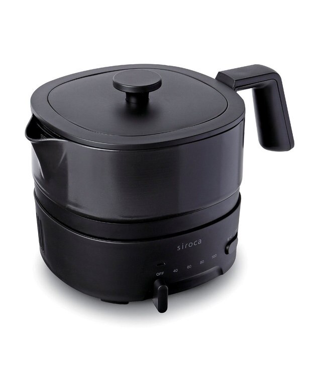 YAMATO テーブル＆キッチン 【siroca】おりょうりケトル ちょいなべ   ブラック  SK-M251K ブラック