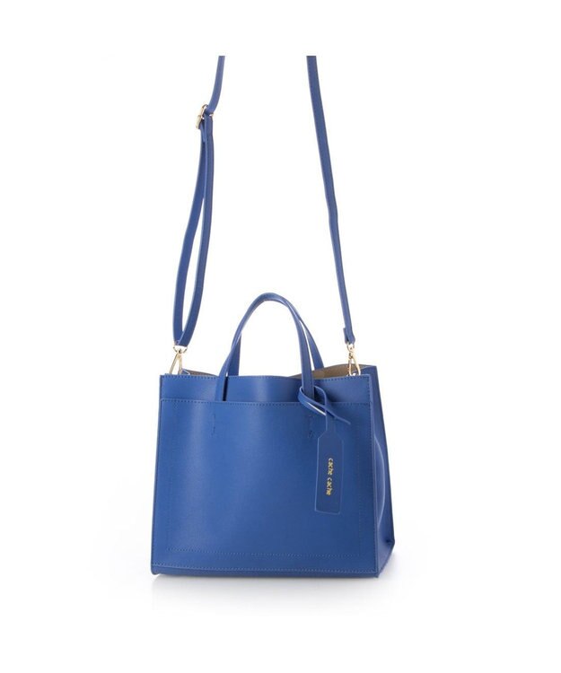 UNBILLION カシュカシュ cachecache / パーテーションミニ2wayトートバッグ ブルー