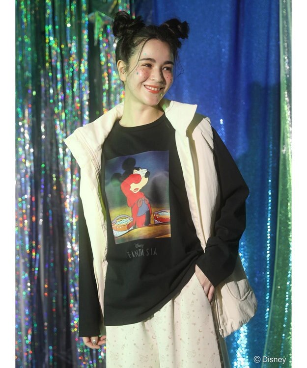 Green Parks ＦＡＮＴＡＳＩＡ／グラフィックＴシャツ Black