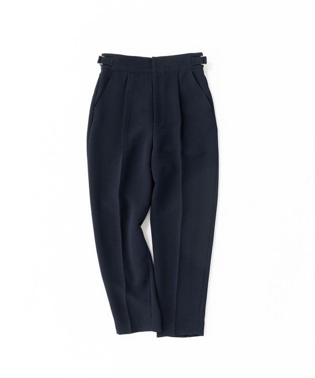 uncrave ウォッシャブル ダブルクロス パンツ ネイビー