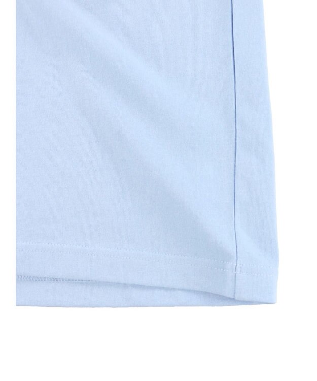 Green Parks Ｓｍｉｌｅｙ　Ｆａｃｅ／スマイル＋ロゴＢｉｇＴシャツ Sax