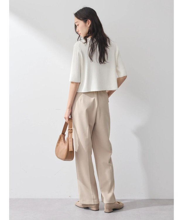 earth music&ecology ダブルジップカーディガン Ivory