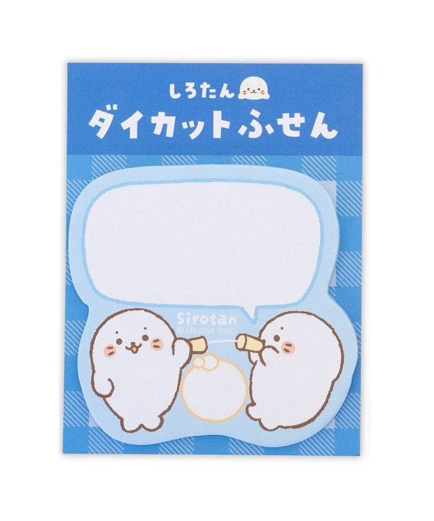 Mother garden しろたん ダイカット付箋 《糸でんわふきだし》 単品 糸でんわふきだし