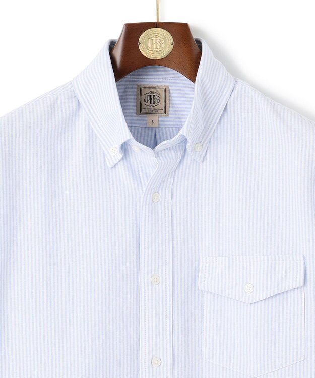 J.PRESS MEN 【WEB・一部店舗限定】半袖シャツ / B.D. サックスブルー系1