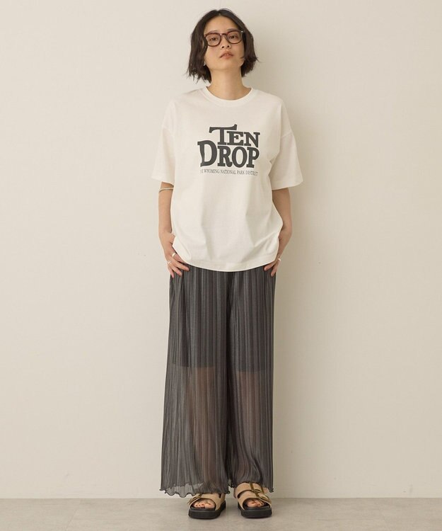 AMERICAN HOLIC ラメプリーツパンツ Charcoal Gray