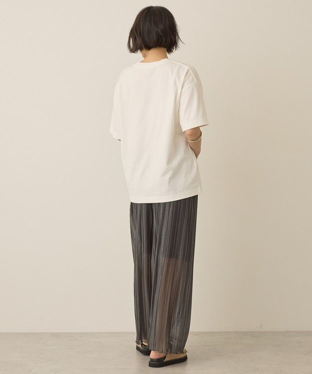 AMERICAN HOLIC ラメプリーツパンツ Charcoal Gray