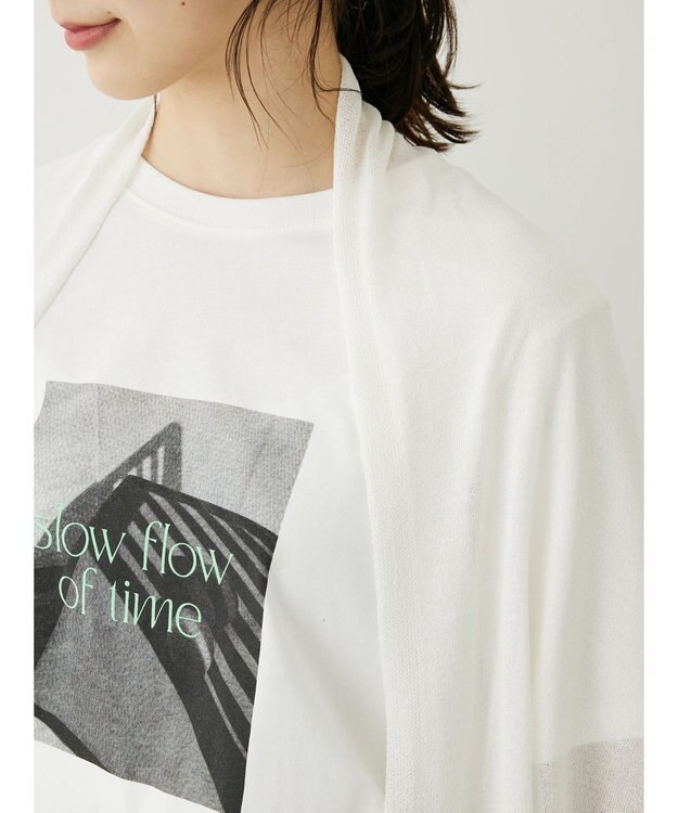 Green Parks Ｂ．ストールカーデ Off White