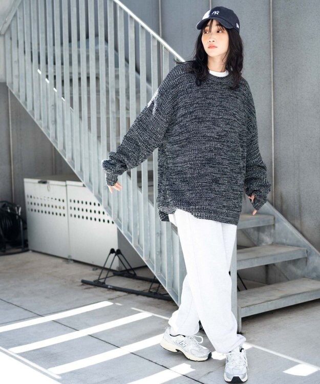 WEGO ルーズフィットプルオーバー ブラックその他