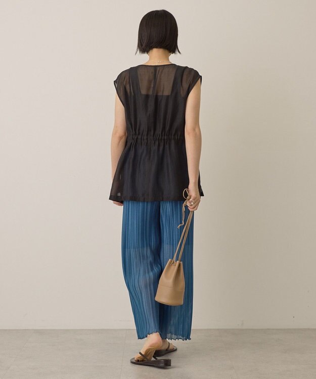 AMERICAN HOLIC ラメプリーツパンツ Blue