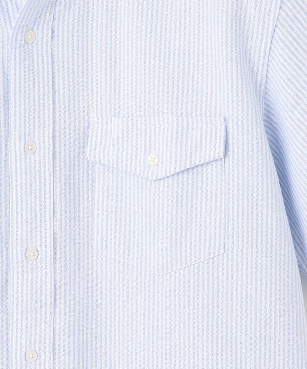 J.PRESS MEN 【WEB・一部店舗限定】半袖シャツ / B.D. サックスブルー系1