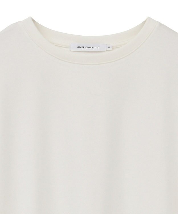 AMERICAN HOLIC クルーネックスクエアヘムプルオーバー Off White