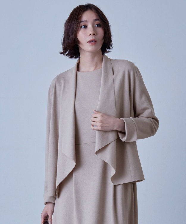 自由区 【セット可】ウールジャージー ジャケット ベージュ系