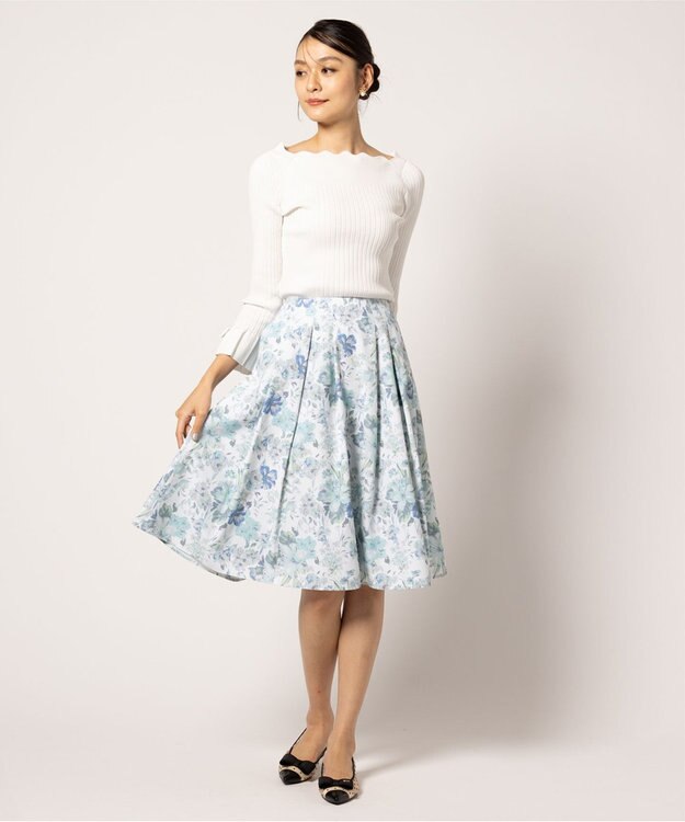 TOCCA 【洗える】ZIGZAG KNIT プルオーバー オフ系