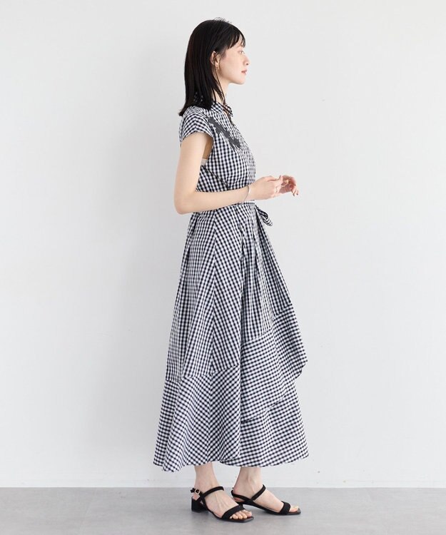 YECCA VECCA フラワーレースカシュクールワンピース Check