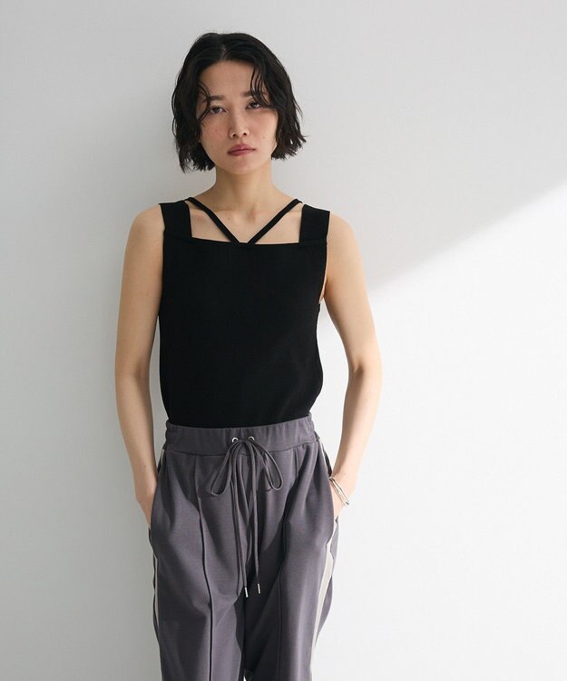 Green Parks ２ＷＡＹニットタンクトップ Black