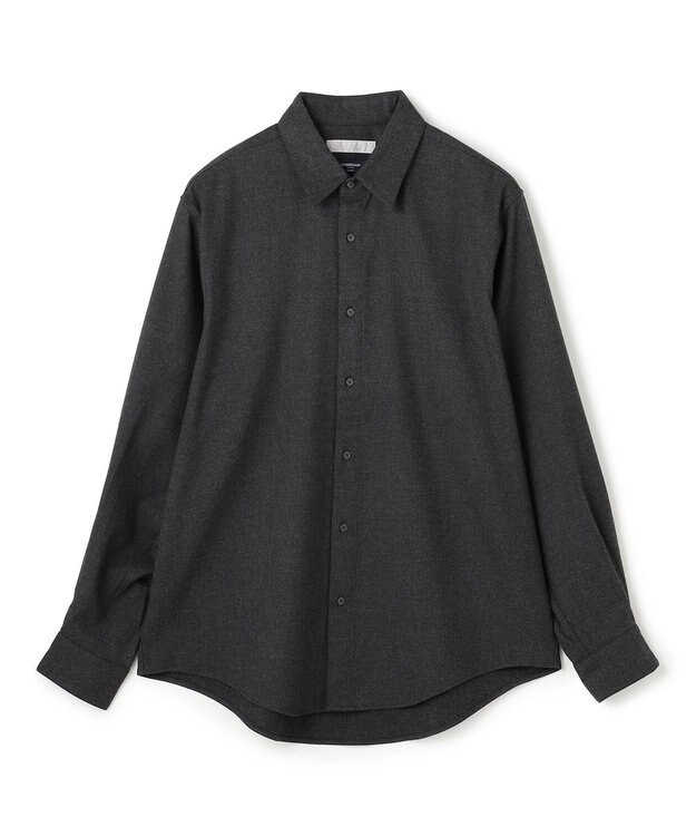 UNFILO MENS 【OCEANS 雑誌・web・YouTube 掲載】FLANNEL TOUCH シャツ チャコール