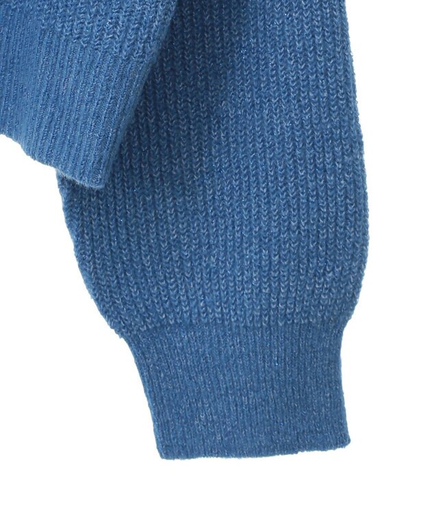 Green Parks 衿つきニットプルオーバー Blue