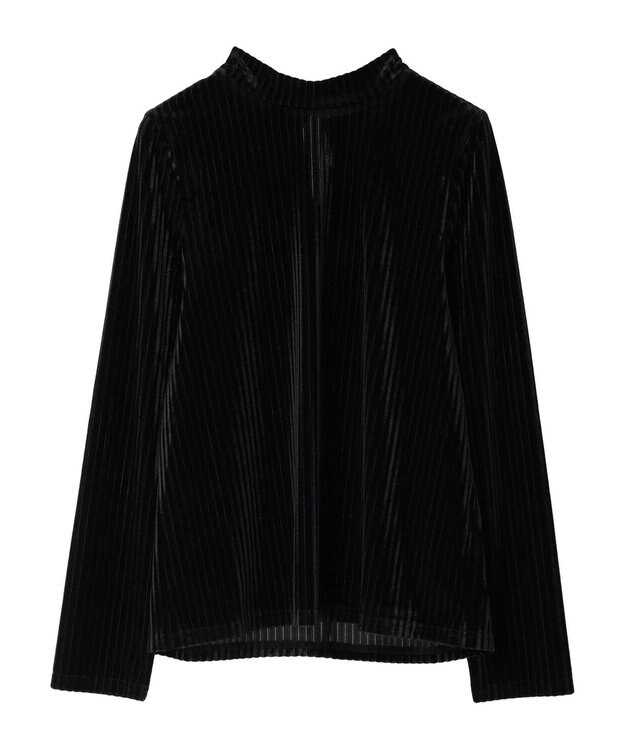 Green Parks ・ＳＵＧＡＲ　ＳＰＯＯＮ　ベロアストライプハイネック Black