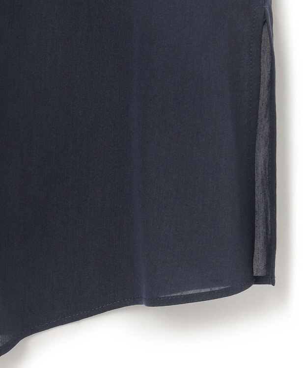 ICB 【洗える・接触冷感・UVケア】３WAYセットブラウス ネイビー系