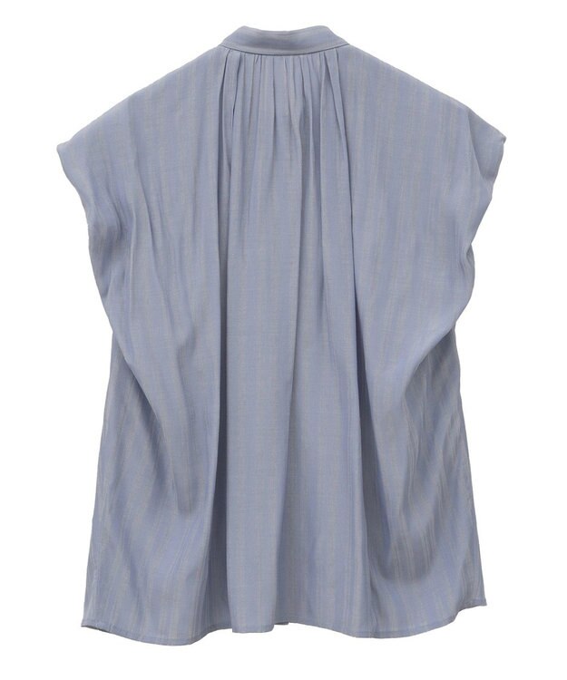 Green Parks ・ＥＬＥＮＣＡＲＥ　ＤＵＥ　ボウタイフレンチブラウス Blue