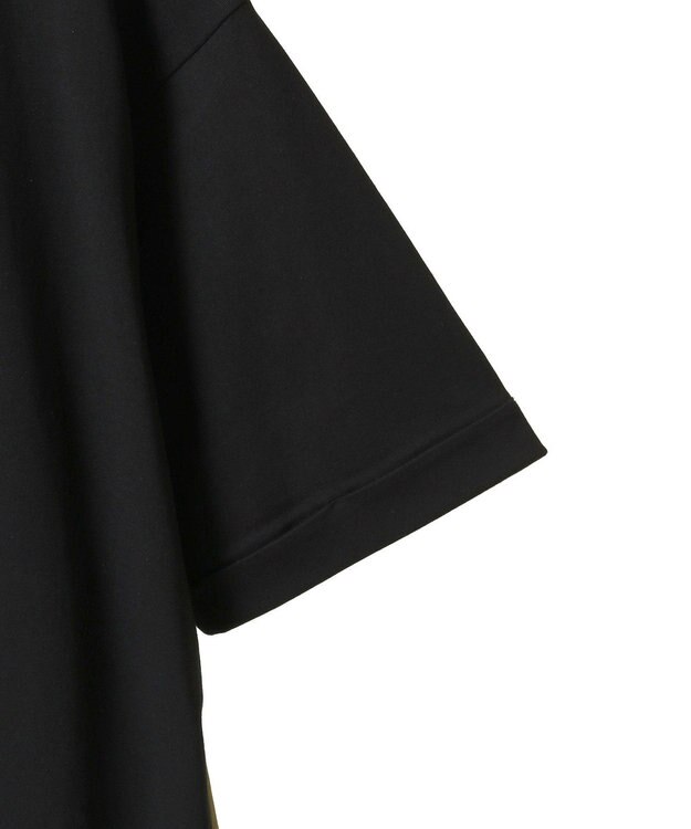 Green Parks ナイロンドッキングロゴワンピース Black