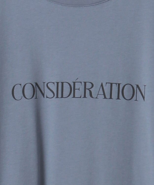 Green Parks ナイロンドッキングロゴワンピース Blue