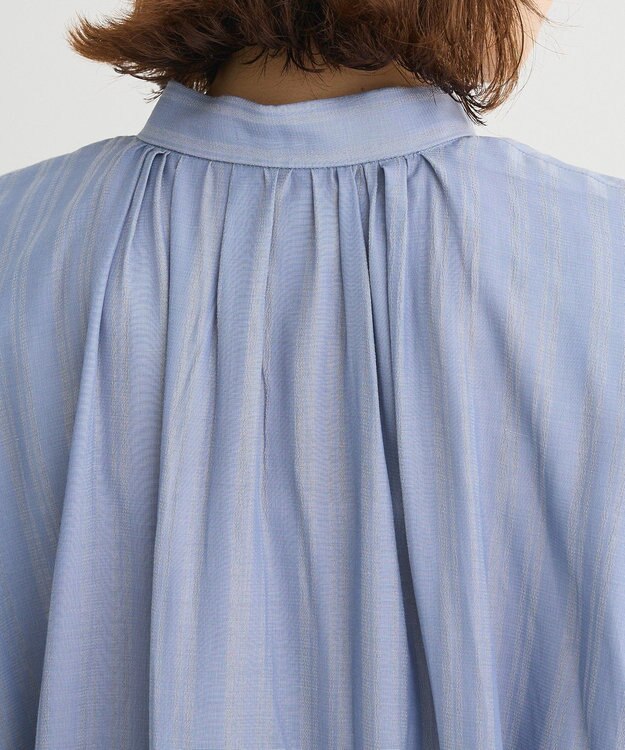 Green Parks ・ＥＬＥＮＣＡＲＥ　ＤＵＥ　ボウタイフレンチブラウス Blue