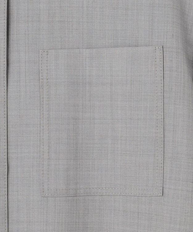 ICB L 【先行予約】ドライクールトロ 5分袖シャツ ライトグレー