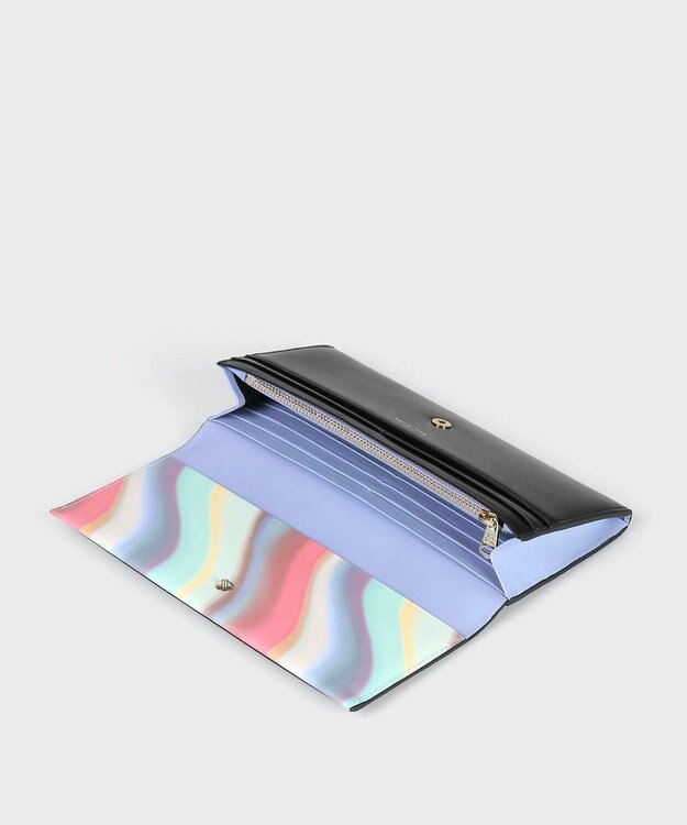 Paul Smith スプレースワールトリム 長財布 ブラック