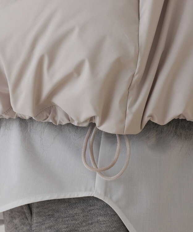 GRACE CONTINENTAL スタンドカラーダウンベスト キナリ