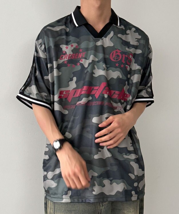 WEGO パターンサッカーT（SS） 柄1