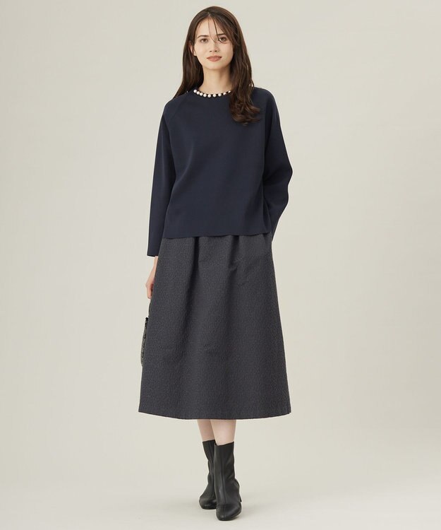 自由区 【洗える】スノージャガード スカート スレート