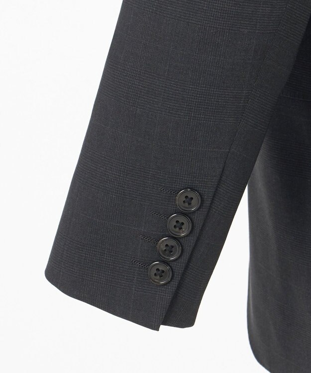 J.PRESS MEN 【ESSENTIAL CLOTHING】クールタッチグレナカートチェック スーツ グレー系3