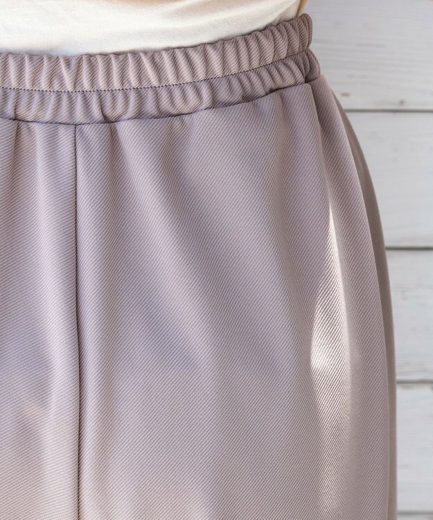 Tiaclasse 【洗える】カットツイルセットアップ（2点セット） ベージュ