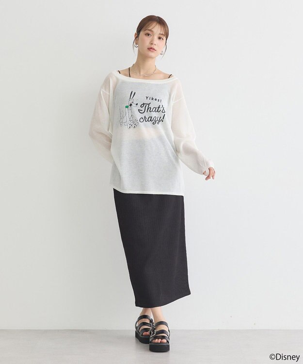 earth music&ecology Ｐｌｕｔｏ／シアーニット Off White