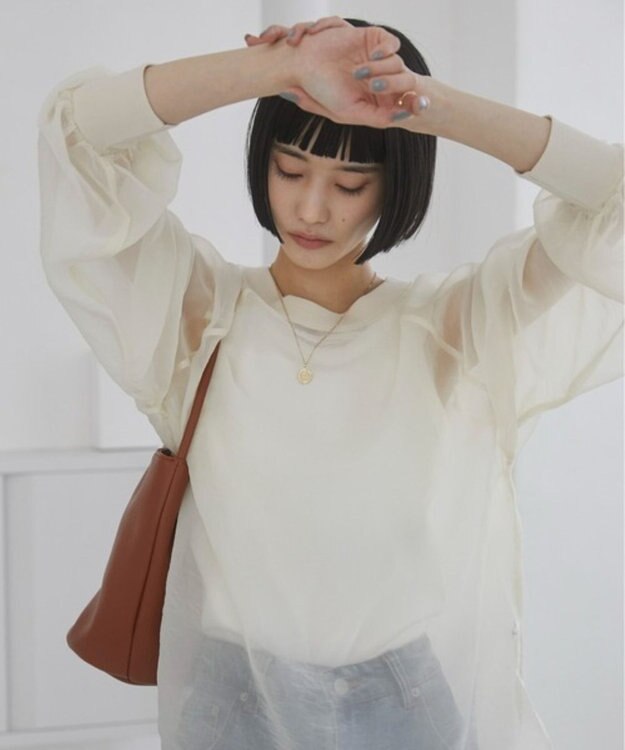 WEGO 【ANGIE VINTAGE】オーガンジープルオーバー ホワイトアイボリー