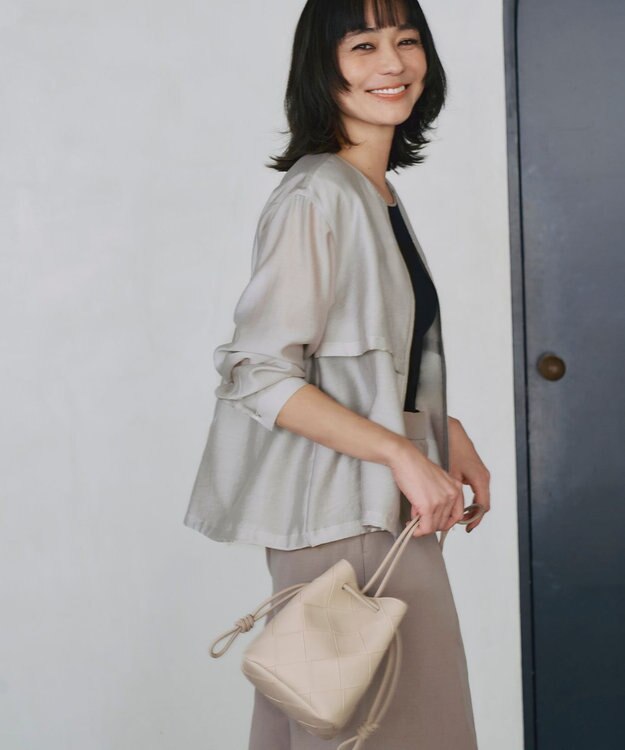 ICB ウーブンドロストショルダー シャモア系