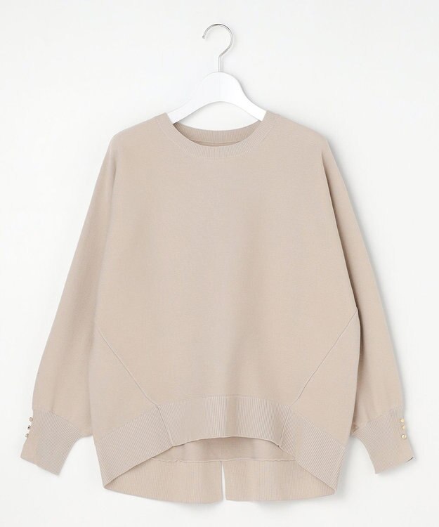 ANY SIS L 【花粉対策】ドルマン ニット グレージュ