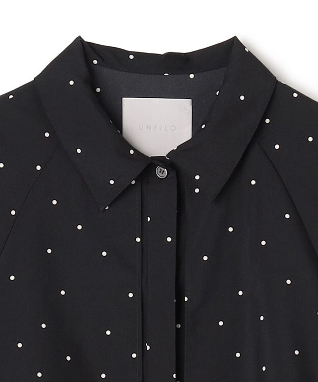 UNFILO L フライヨーク ワンピース ブラックドット