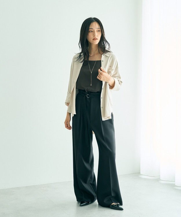 YECCA VECCA ピーチ起毛シャツ Mint Green